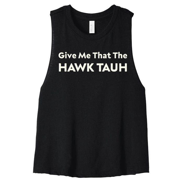 Give Me That The Hawk Tauh Women's Racerback Cropped Tank