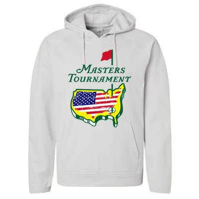 Green Masters Tournament Performance Fleece Hoodie