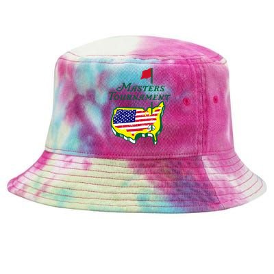 Green Masters Tournament Tie-Dyed Bucket Hat