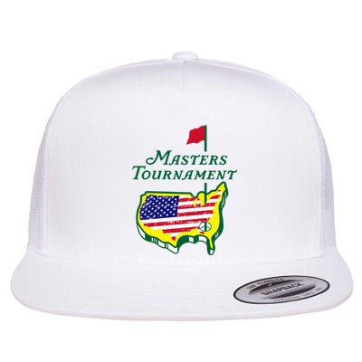 Green Masters Tournament Flat Bill Trucker Hat