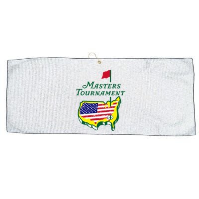 Green Masters Tournament Large Microfiber Waffle Golf Towel