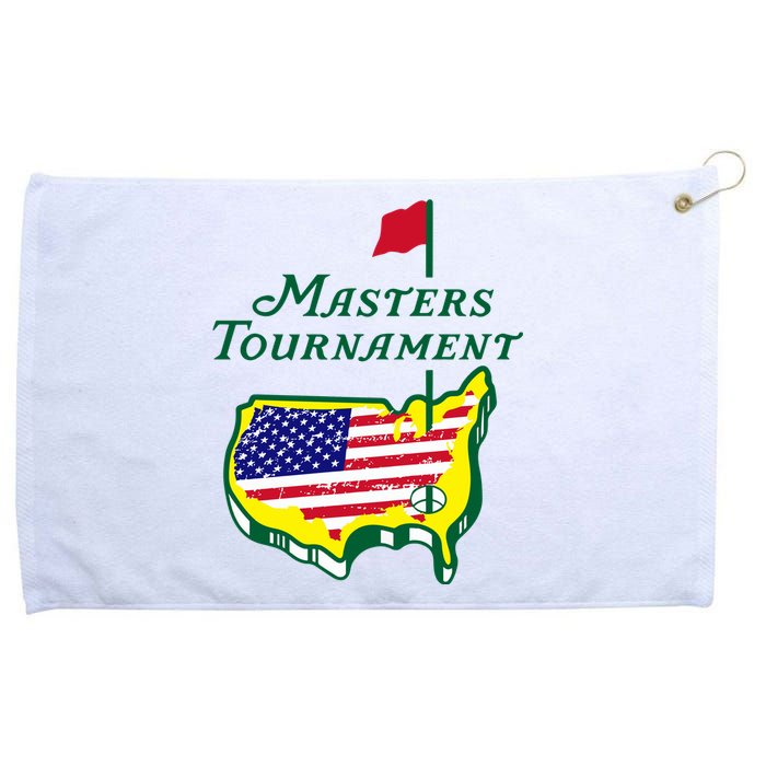 Green Masters Tournament Grommeted Golf Towel