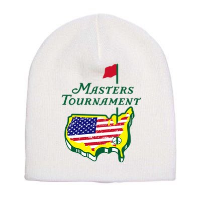 Green Masters Tournament Short Acrylic Beanie