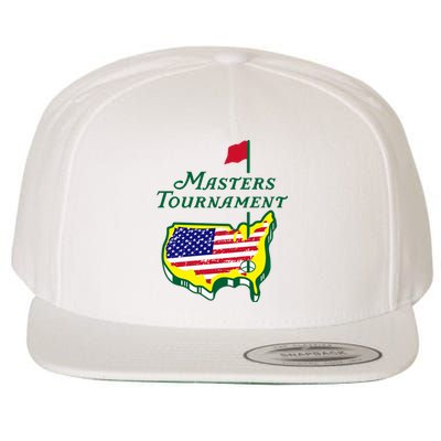 Green Masters Tournament Wool Snapback Cap