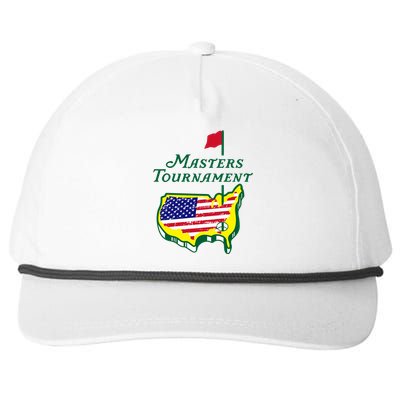 Green Masters Tournament Snapback Five-Panel Rope Hat