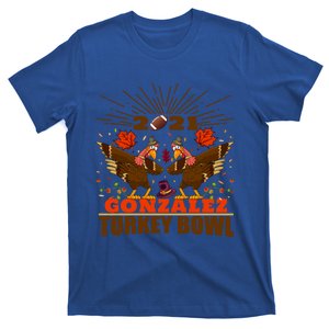 Gonzalez Matching Thanksgiving Outfits Dabbing Turkey Bowl Cool Gift T-Shirt