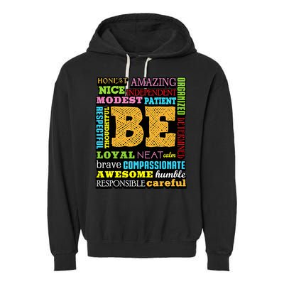 Growth Mindset Teacher Positive Thinking Gift Garment-Dyed Fleece Hoodie