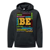 Growth Mindset Teacher Positive Thinking Gift Performance Fleece Hoodie