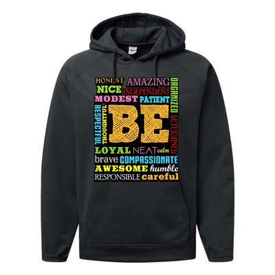 Growth Mindset Teacher Positive Thinking Gift Performance Fleece Hoodie