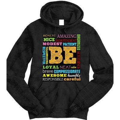 Growth Mindset Teacher Positive Thinking Gift Tie Dye Hoodie