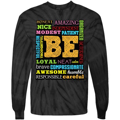 Growth Mindset Teacher Positive Thinking Gift Tie-Dye Long Sleeve Shirt