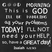 Good Morning This Is God I Will Be Handling Your Problems Meaningful Gift Cool Comfort Performance Bucket Hat