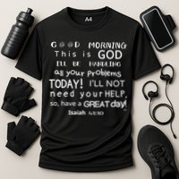 Good Morning This Is God I Will Be Handling Your Problems Meaningful Gift Performance Shirt
