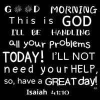 Good Morning This Is God I Will Be Handling Your Problems Meaningful Gift Drawstring Bag