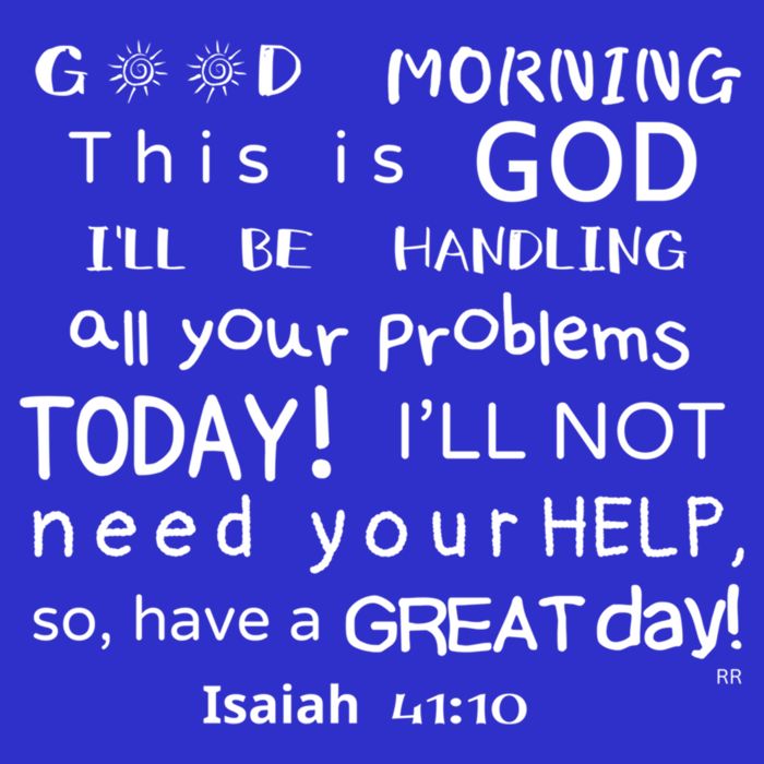 Good Morning This Is God I Will Be Handling Your Problems Meaningful Gift 16 in Basic Backpack