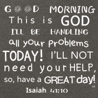 Good Morning This Is God I Will Be Handling Your Problems Meaningful Gift Cotton Canvas Backpack