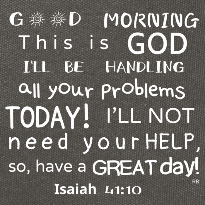Good Morning This Is God I Will Be Handling Your Problems Meaningful Gift Cotton Canvas Backpack
