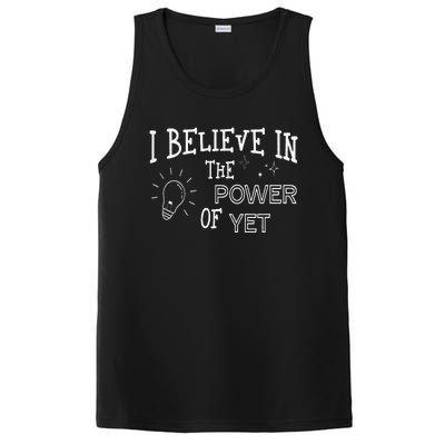 Growth Mindset Teacher I Believe In The Power Of Yet PosiCharge Competitor Tank