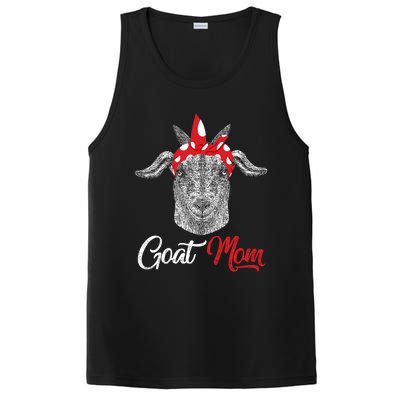 Goat Mom Tee Mama Mother Animal Pet Farm Lover Mother's Day Gift PosiCharge Competitor Tank