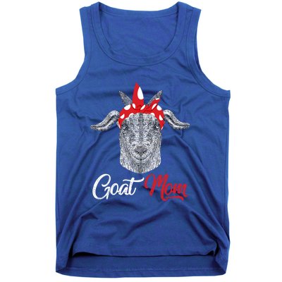 Goat Mom Tee Mama Mother Animal Pet Farm Lover Mother's Day Gift Tank Top