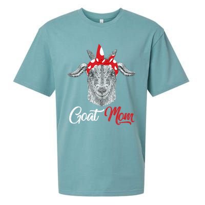 Goat Mom Tee Mama Mother Animal Pet Farm Lover Mother's Day Gift Sueded Cloud Jersey T-Shirt