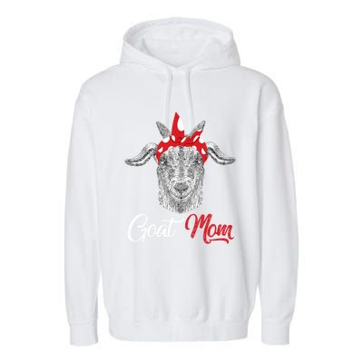 Goat Mom Tee Mama Mother Animal Pet Farm Lover Mother's Day Gift Garment-Dyed Fleece Hoodie