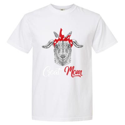 Goat Mom Tee Mama Mother Animal Pet Farm Lover Mother's Day Gift Garment-Dyed Heavyweight T-Shirt