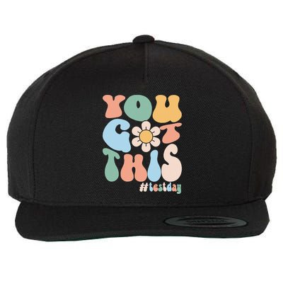 Groovy Motivational Testing Day Teacher Student You Got This Wool Snapback Cap