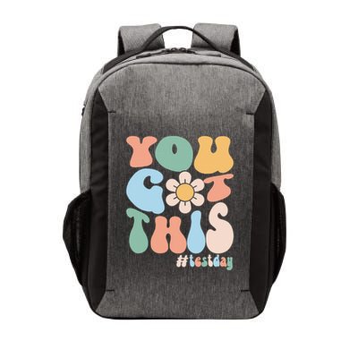 Groovy Motivational Testing Day Teacher Student You Got This Vector Backpack