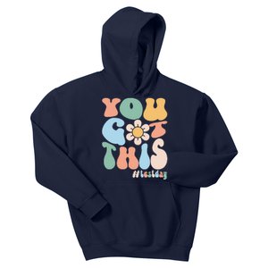 Groovy Motivational Testing Day Teacher Student You Got This Kids Hoodie