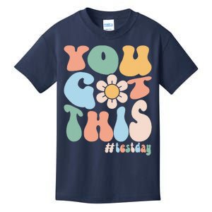 Groovy Motivational Testing Day Teacher Student You Got This Kids T-Shirt