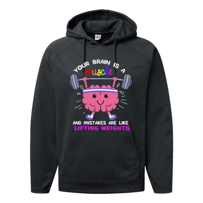 Growth Mindset Teacher, Inspirationals Performance Fleece Hoodie