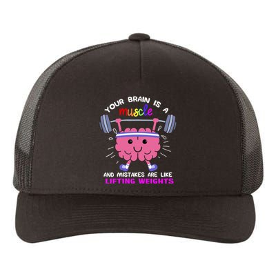 Growth Mindset Teacher, Inspirationals Yupoong Adult 5-Panel Trucker Hat