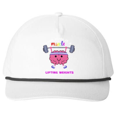 Growth Mindset Teacher, Inspirationals Snapback Five-Panel Rope Hat