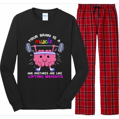 Growth Mindset Teacher, Inspirationals Long Sleeve Pajama Set