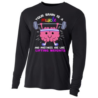 Growth Mindset Teacher, Inspirationals Cooling Performance Long Sleeve Crew