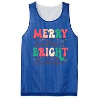 Groovy Merry Teacher Bright Students Funny Christmas Teacher Gift Mesh Reversible Basketball Jersey Tank