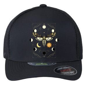 Goth Moth Tarot Card Moth Flexfit Unipanel Trucker Cap