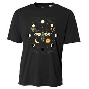 Goth Moth Tarot Card Moth Cooling Performance Crew T-Shirt