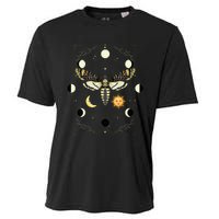 Goth Moth Tarot Card Moth Cooling Performance Crew T-Shirt