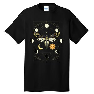 Goth Moth Tarot Card Moth Tall T-Shirt