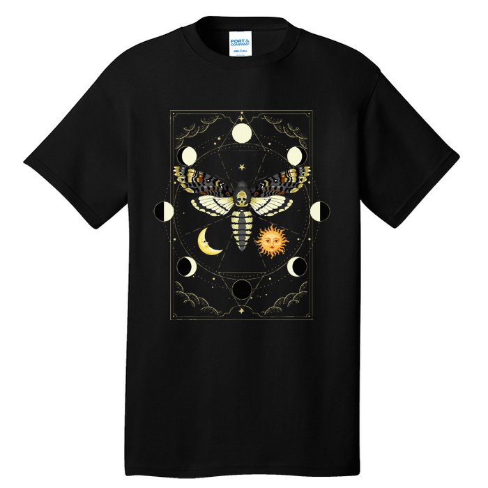 Goth Moth Tarot Card Moth Tall T-Shirt