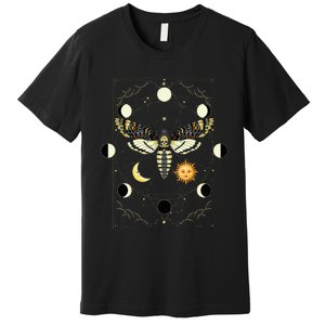 Goth Moth Tarot Card Moth Premium T-Shirt