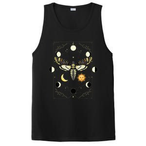 Goth Moth Tarot Card Moth PosiCharge Competitor Tank