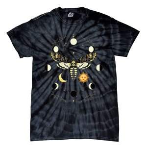 Goth Moth Tarot Card Moth Tie-Dye T-Shirt