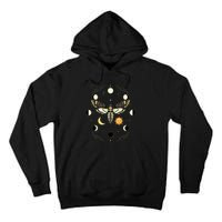 Goth Moth Tarot Card Moth Tall Hoodie