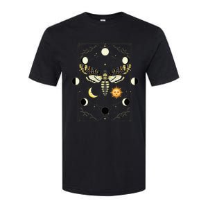 Goth Moth Tarot Card Moth Softstyle CVC T-Shirt