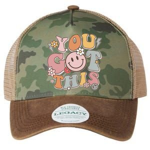 Groovy Motivational Testing Day Teacher Student You Got This Legacy Tie Dye Trucker Hat