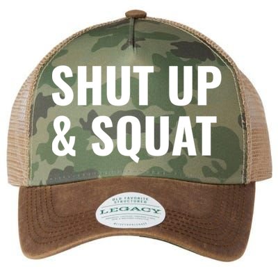 Gym Motivation To Do Squats Gift Legacy Tie Dye Trucker Hat