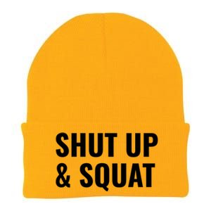 Gym Motivation To Do Squats Gift Knit Cap Winter Beanie